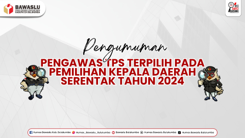 PENGUMUMAN PTPS TERPILIH